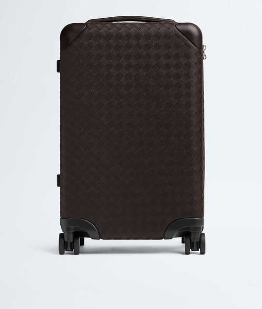 Carryta Fondant Woven Leather Carry-On Suitcase